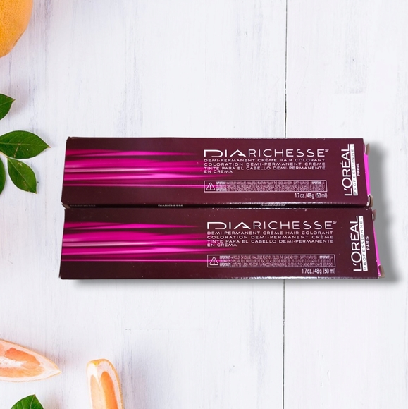 L'Oreal Professionnel DIARichesse 2 Tubes Ammonia-Free 5.65/5RRv Cherry - Picture 3 of 16